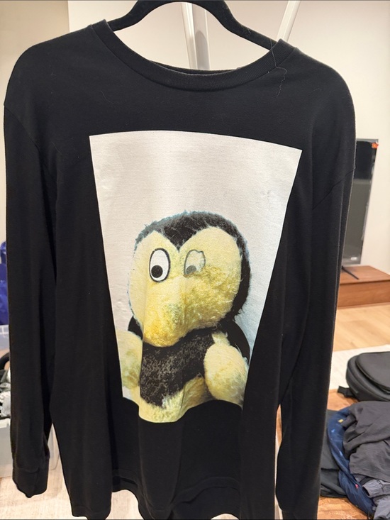 Supreme Other - Supreme Black Tee with Yellow Graphic Character